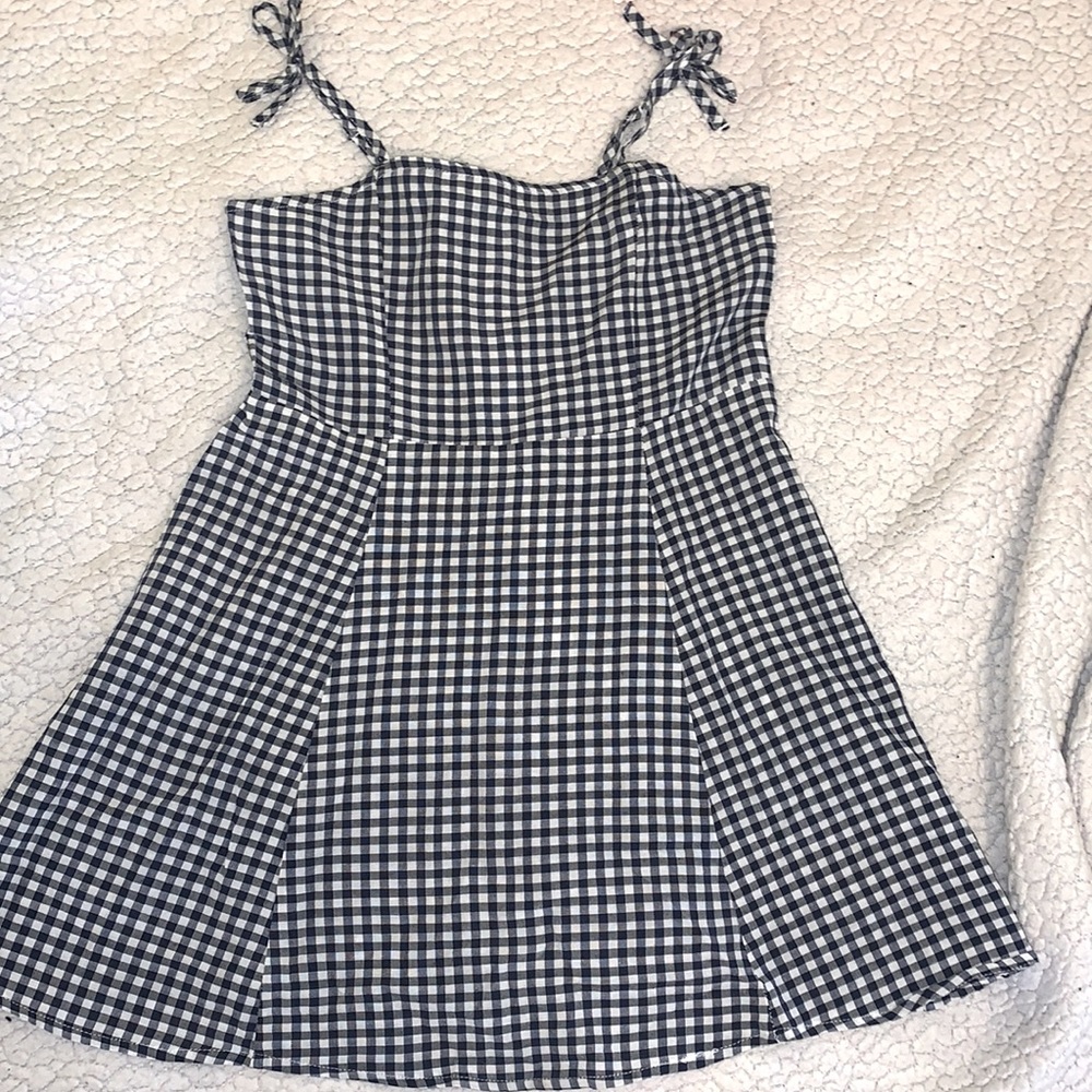 Black and white kids summer dress